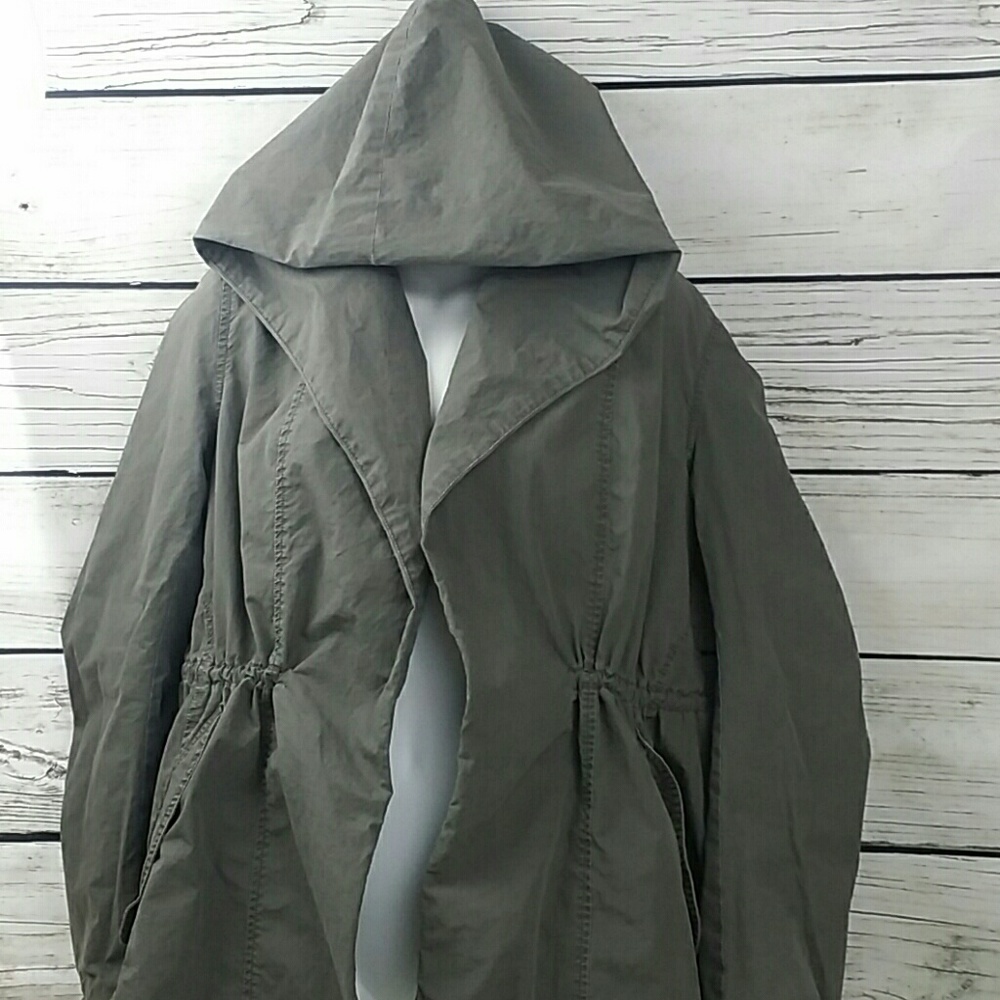 Obey Revolution Olive Green Hooded Jacket